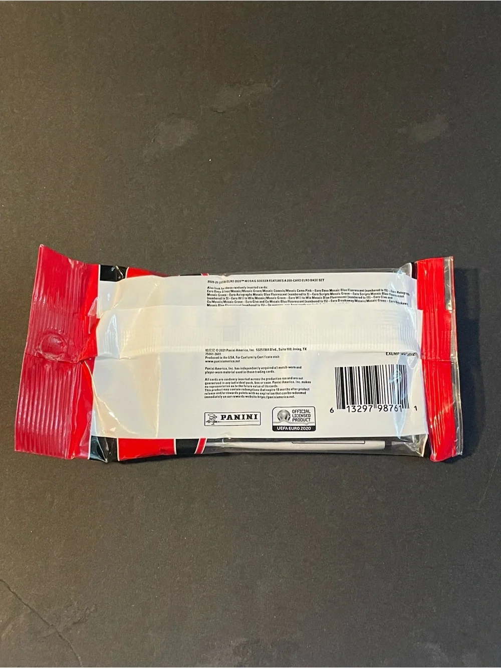 2020/21 Panini Mosaic UEFA EURO 2020 Cello Pack Factory Sealed 15 Card Pack